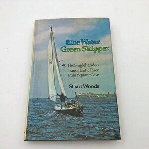Blue Water Green Skipper Stuart Woods HBDC 1977 First Edition Vintage